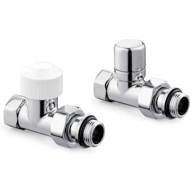 Набор термостатический для радиатора прямой Royal Thermo Design 1/2М30х1,5 (Хром)