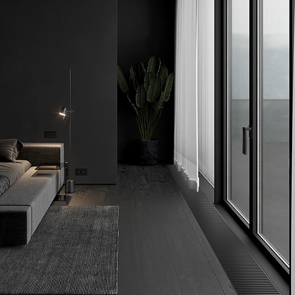 Конвектор внутрипольный с естественной конвекцией Royal Thermo ATRIUM-90.250
