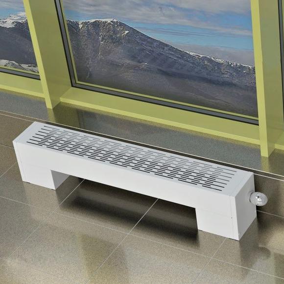 Напольный конвектор Helios Therm Alpha Floor (CAF) белый
